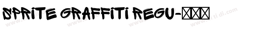 Sprite Graffiti Regu字体转换